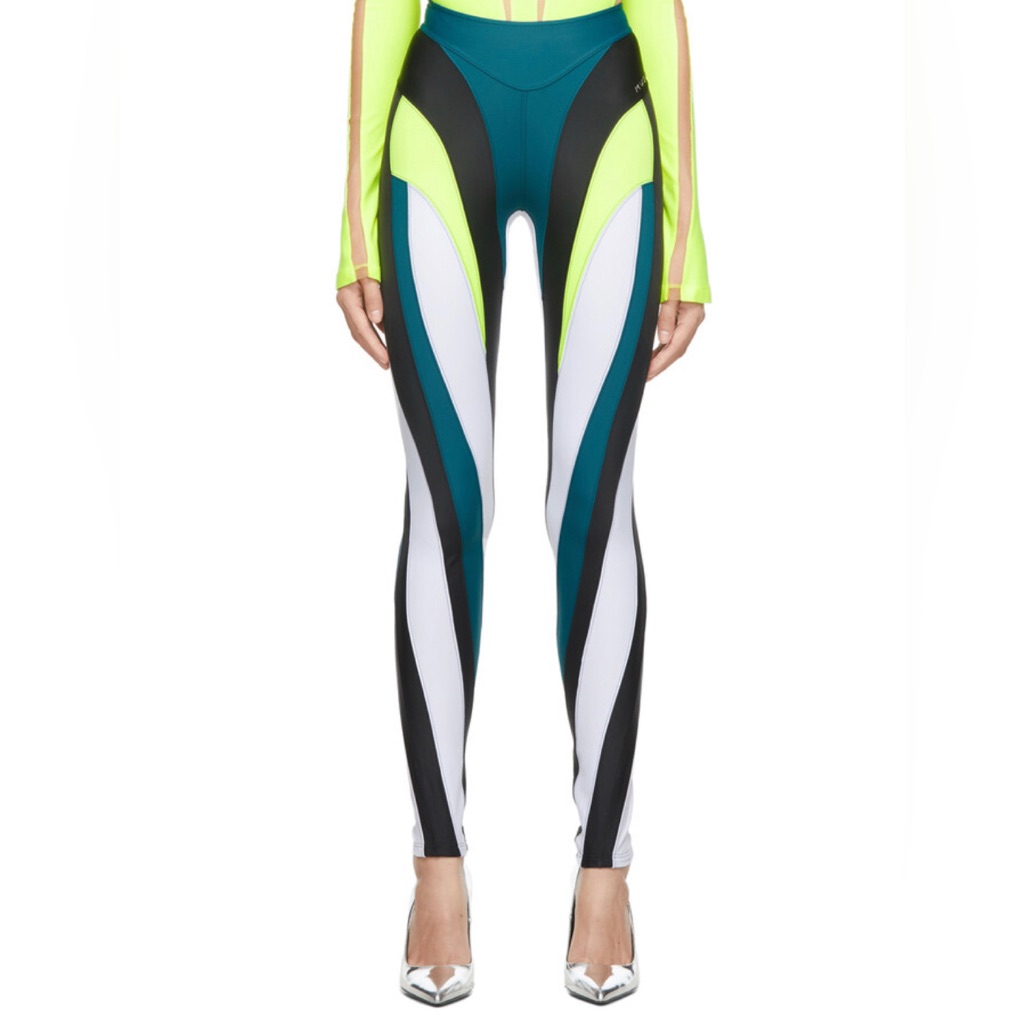 Mugler Spiral Panel Legging
